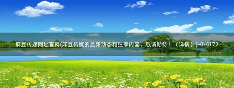 麻豆村传媒官网
