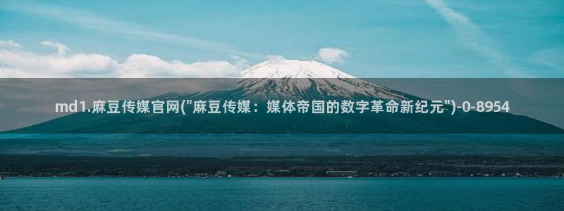 麻豆视传媒官网在哪